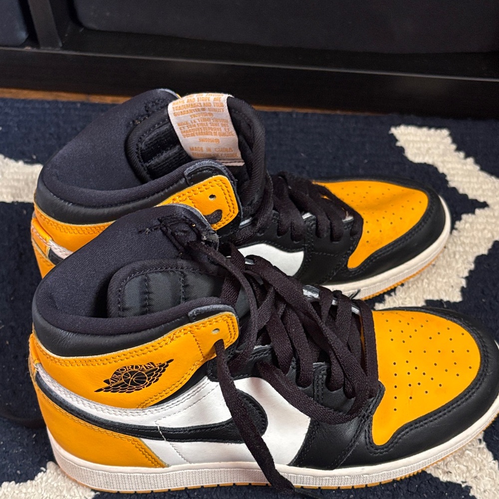 Jordan Kids' Sneakers - Black, White, and Yellow